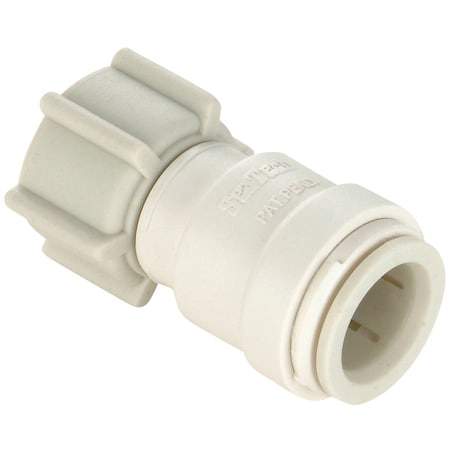 Watts Aqualock 1/2 In. CTS x 7/8 In. FPT Push-to-Connect Plastic Adapter 3510-1013